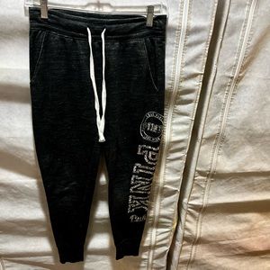 Pink VS sweatpants joggers with sequins